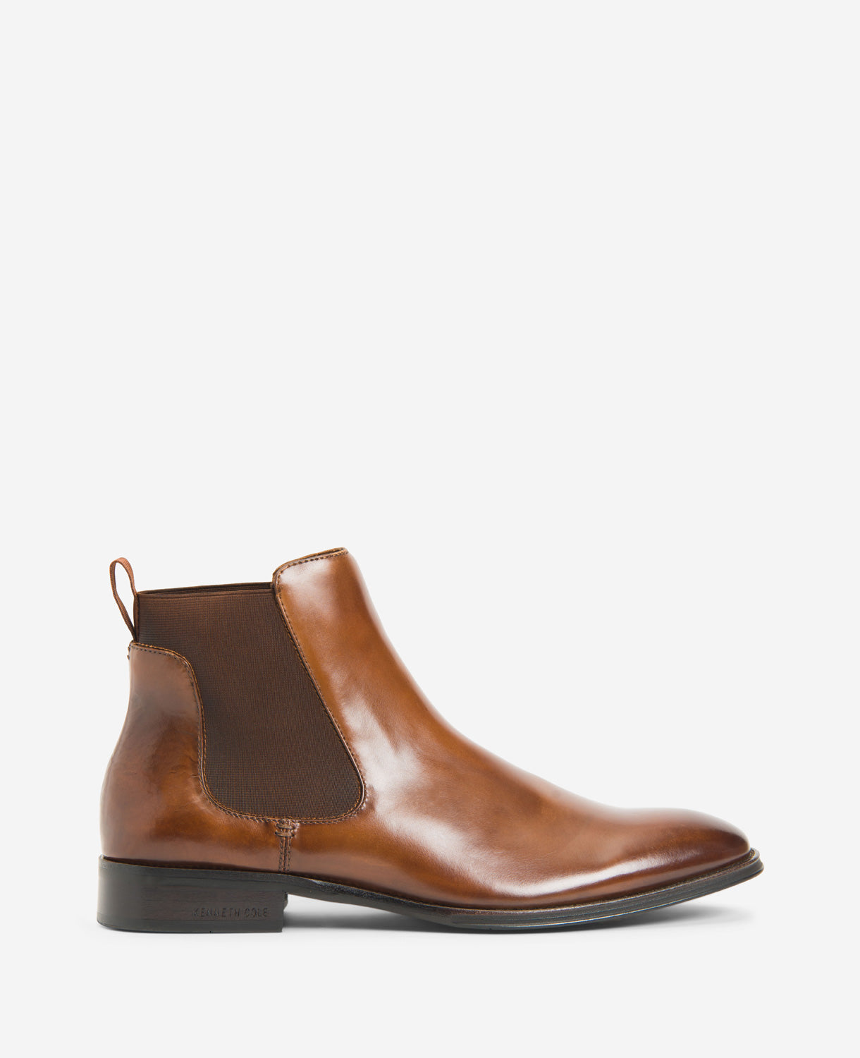 Kenneth Cole Reaction Shoes Classic Chelsea Boot stivaletti cognac taglia 7 con soletta ammortizzata