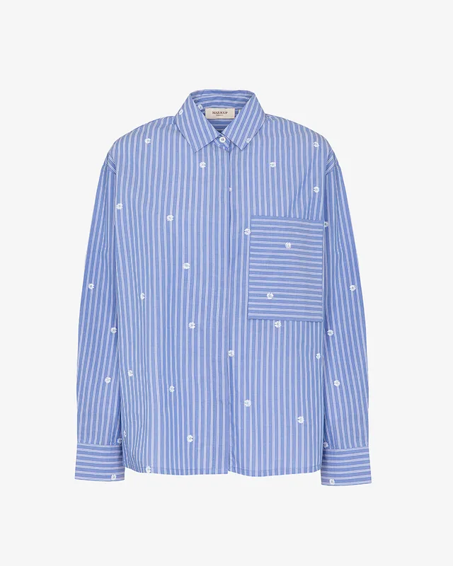 Markup Donna Camicie & Bluse Camicia in popeline rigato