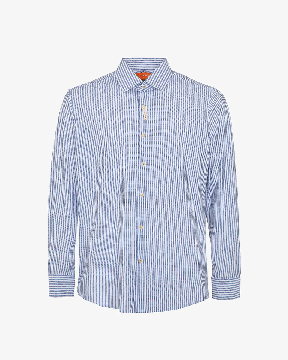 Markup Uomo Camicie Camicia rigata no iron