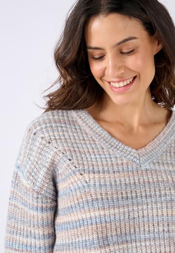 Damart Prêt-à-porter Maglione filo mulinato a righe 38-40