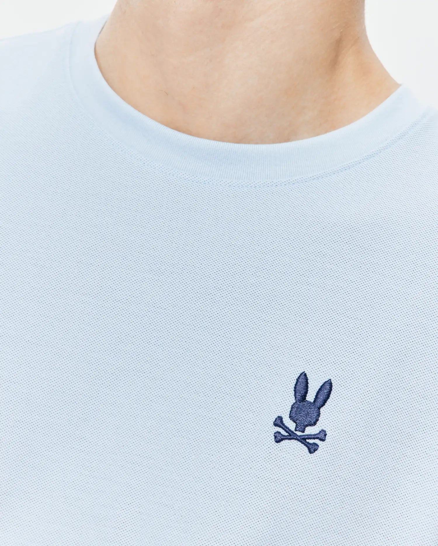 Psycho Bunny Men's Tees Taylor Pique Tee MT0200436 maglietta blu regular