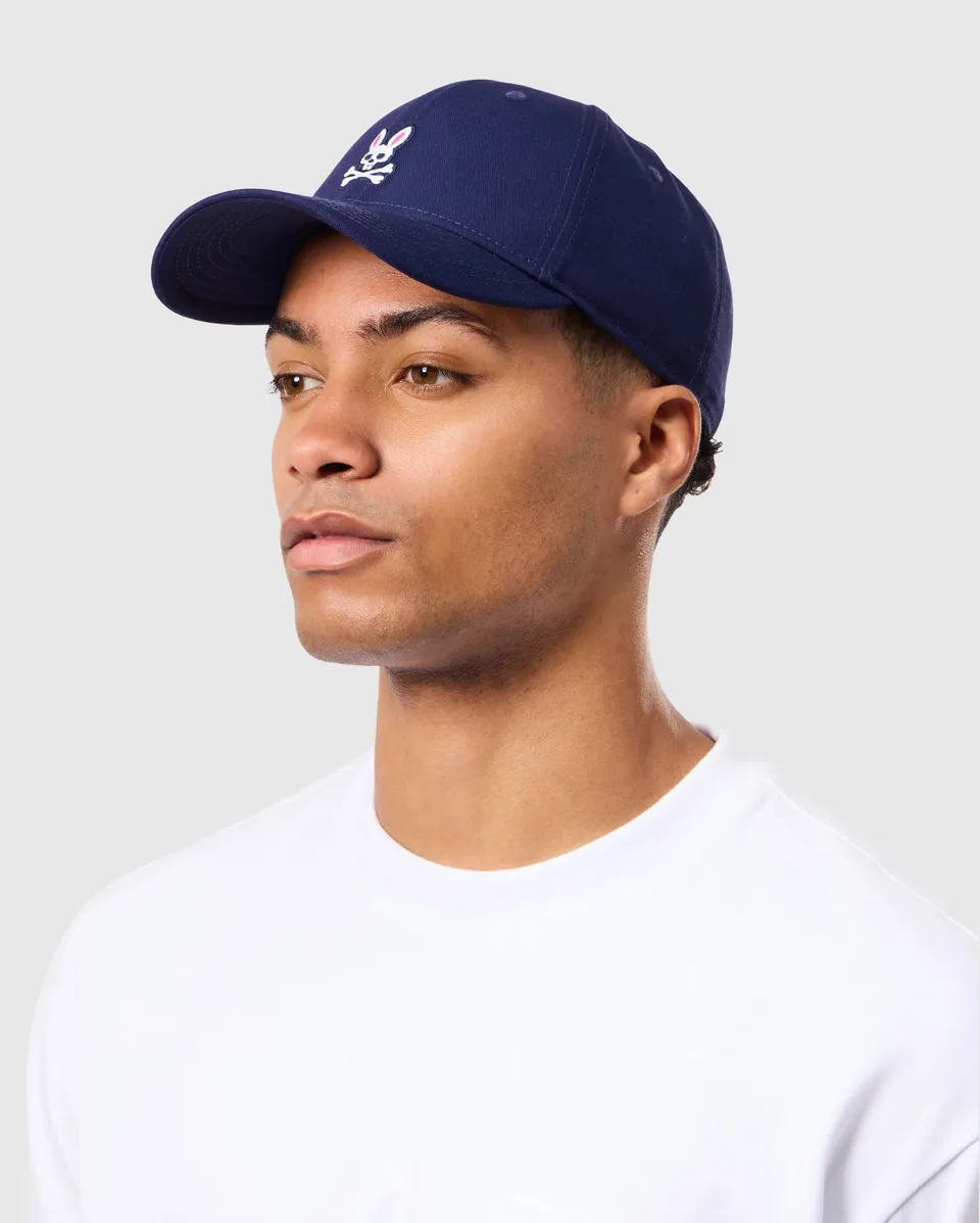 Psycho Bunny Accessories B6A816A1HT cappellino baseball blu cotone