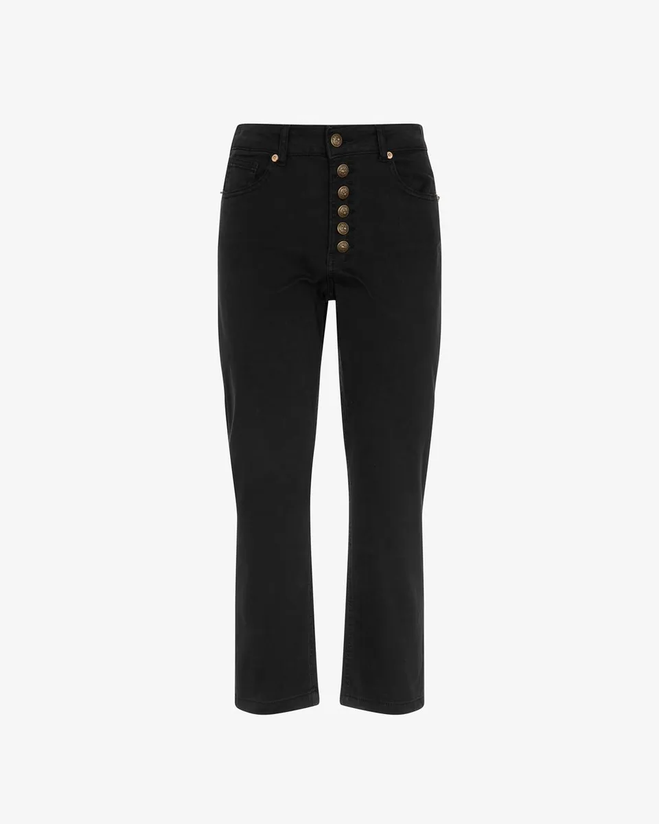 Markup Donna Jeans & Pantaloni Jeans nero bottoni oro jeans