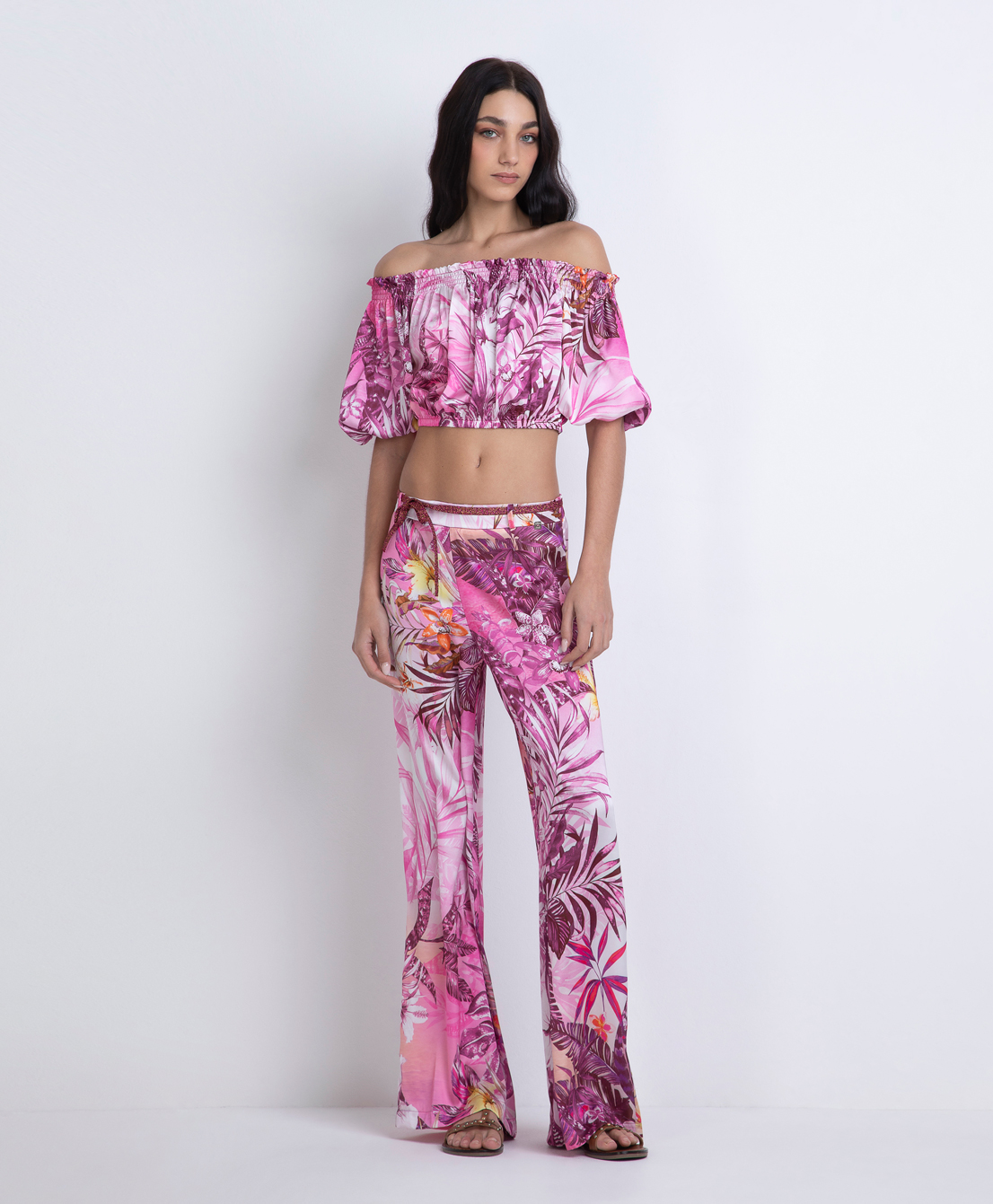 Markup Donna Camicie & Bluse Blusa crop in raso