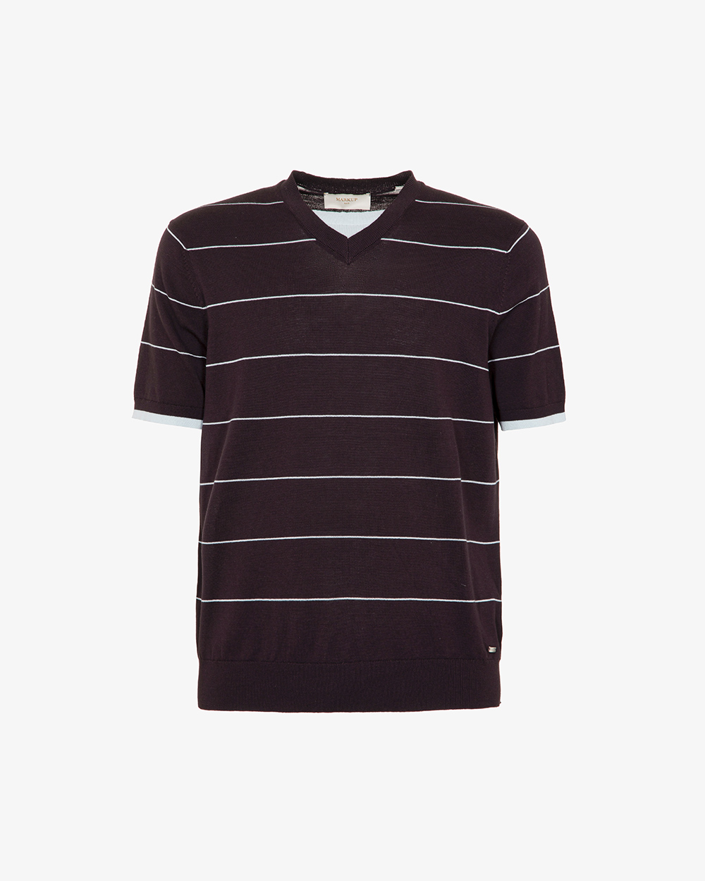 Markup Uomo Maglieria Girocollo micro riga maglia uomo