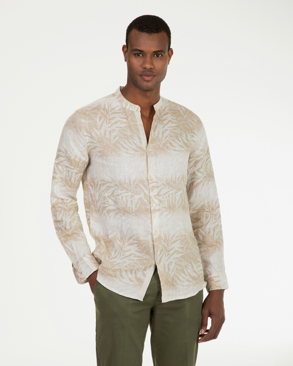 Markup Uomo Camicie Camicia stampa jungle uomo