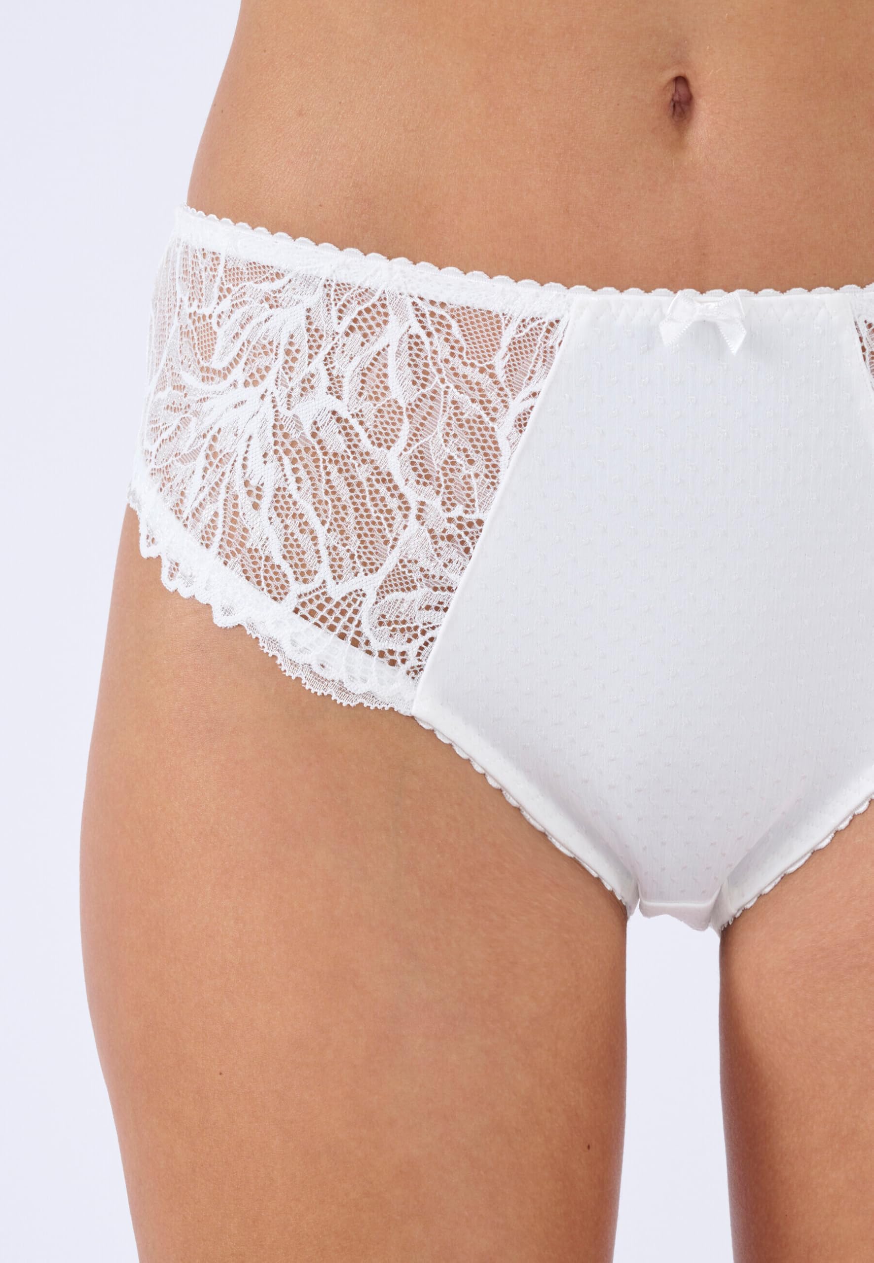 Damart Biancheria intima Mutandine Midi Nina slip bianco taglia S pizzo
