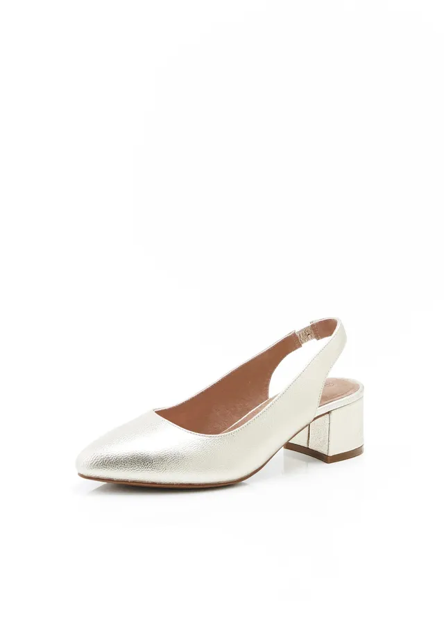 Damart Calzature décolleté slingback a punta 38 EU tacco 5 cm
