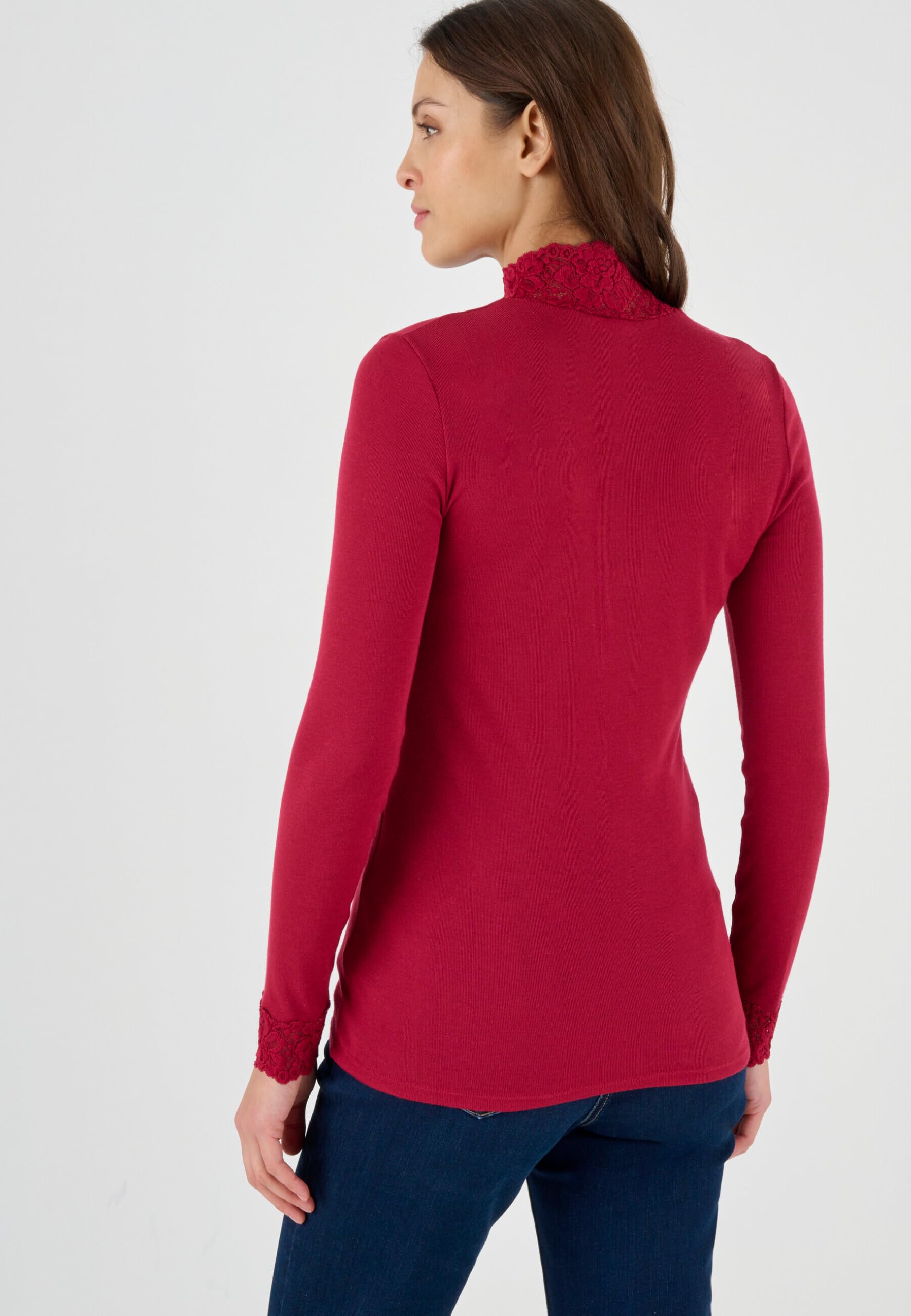 Damart Thermolactyl maglietta fine costa donna rossa XS