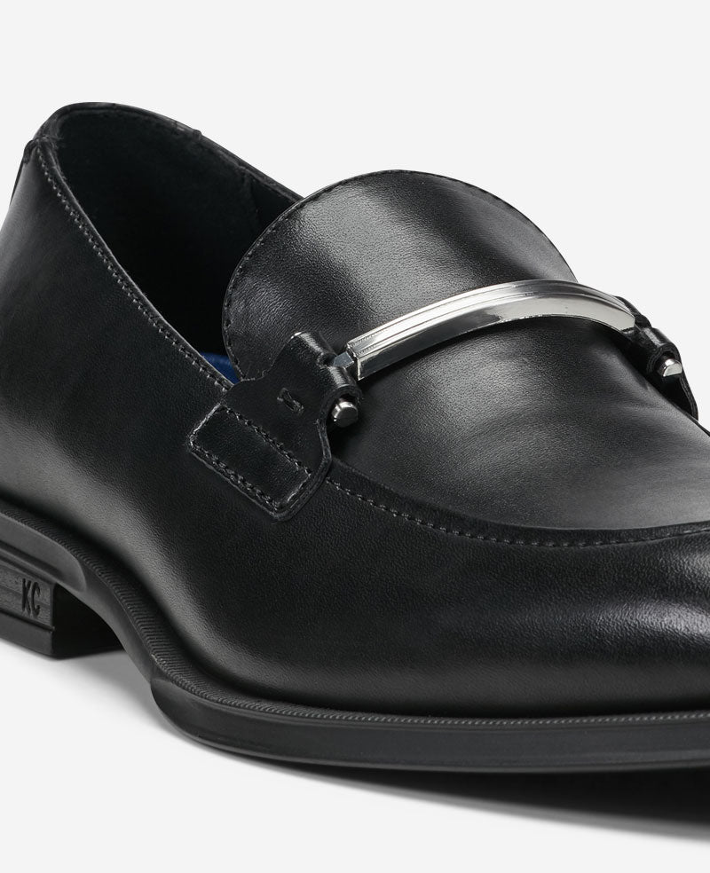 Kenneth Cole Reaction Shoes REACTION - Armand2 Apron Toe Bit Loafer mocassino nero uomo