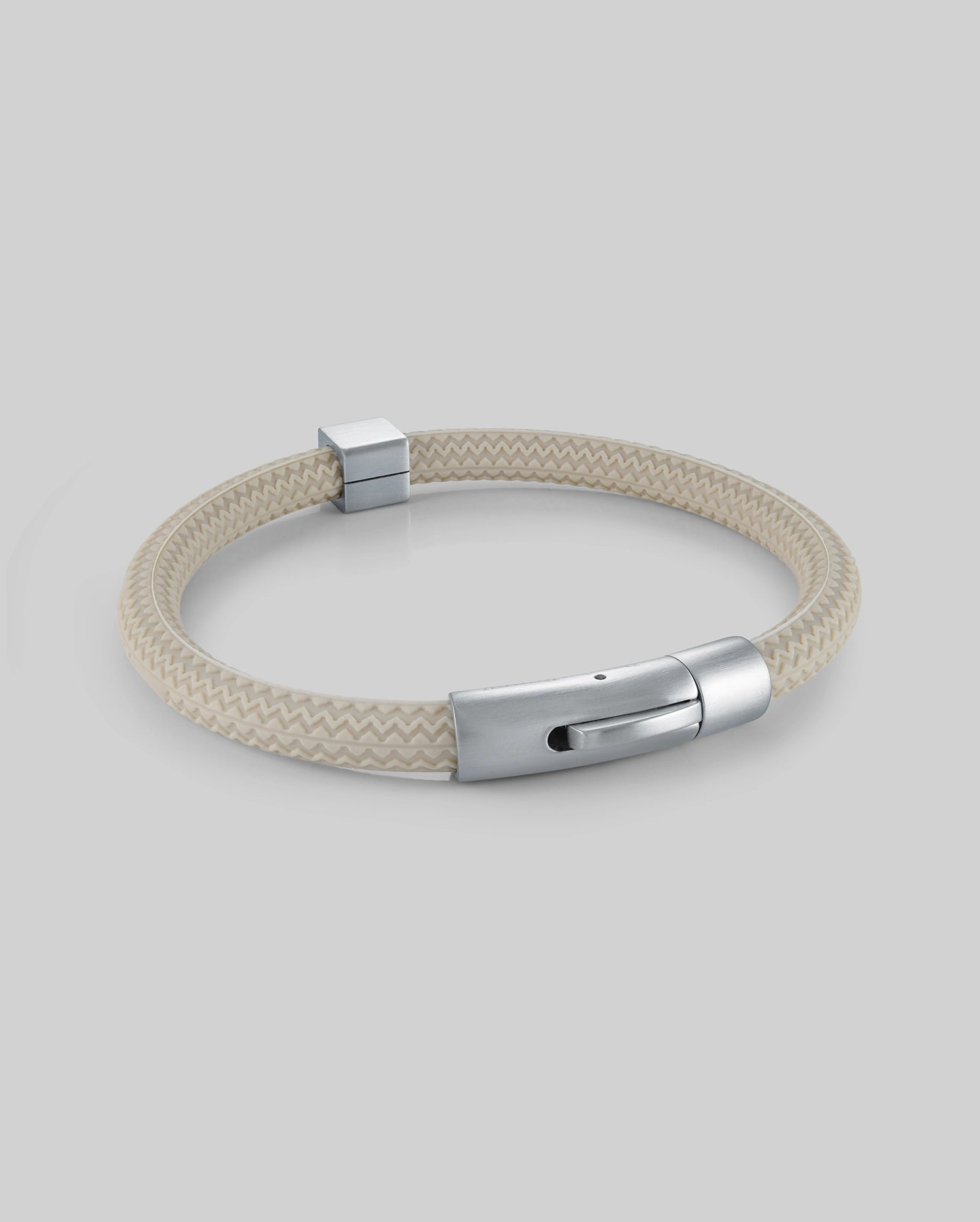 Psycho Bunny Accessories MENS SILICONE BRACELET MO1700025 bracciale beige in silicone