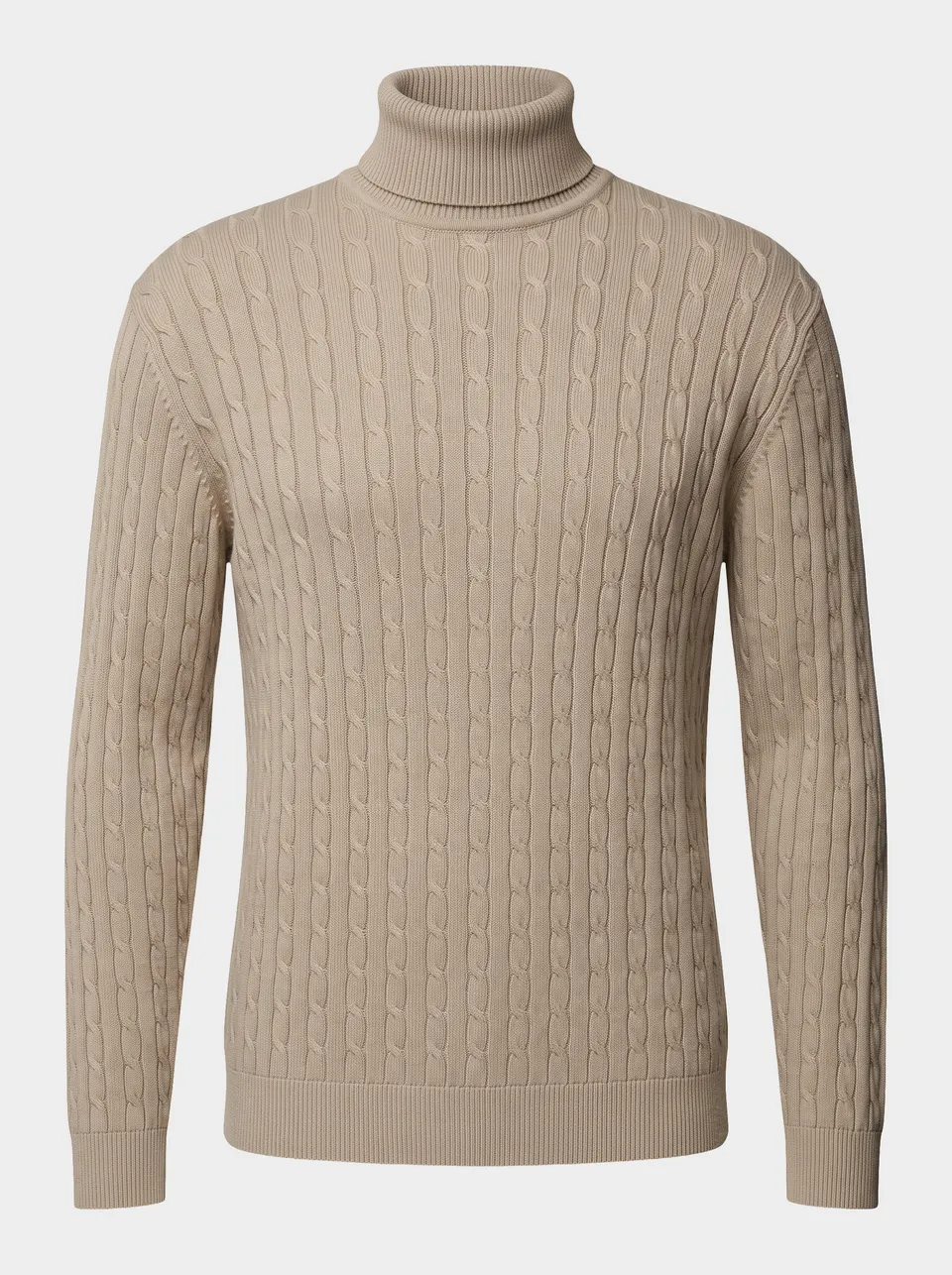 Markup Uomo Maglieria Dolcevita Trecce Viscosa
