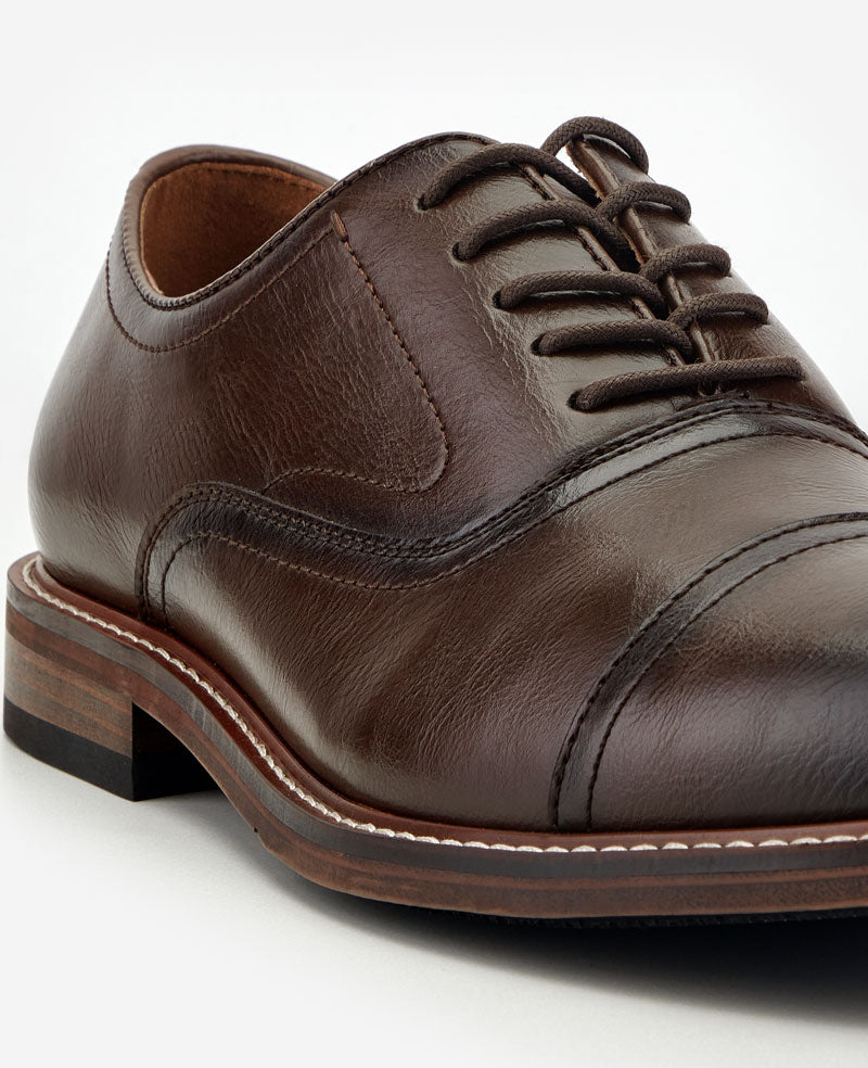 Kenneth Cole Reaction Shoes REACTION - Lawstin Cap Toe Oxford scarpe Oxford marroni