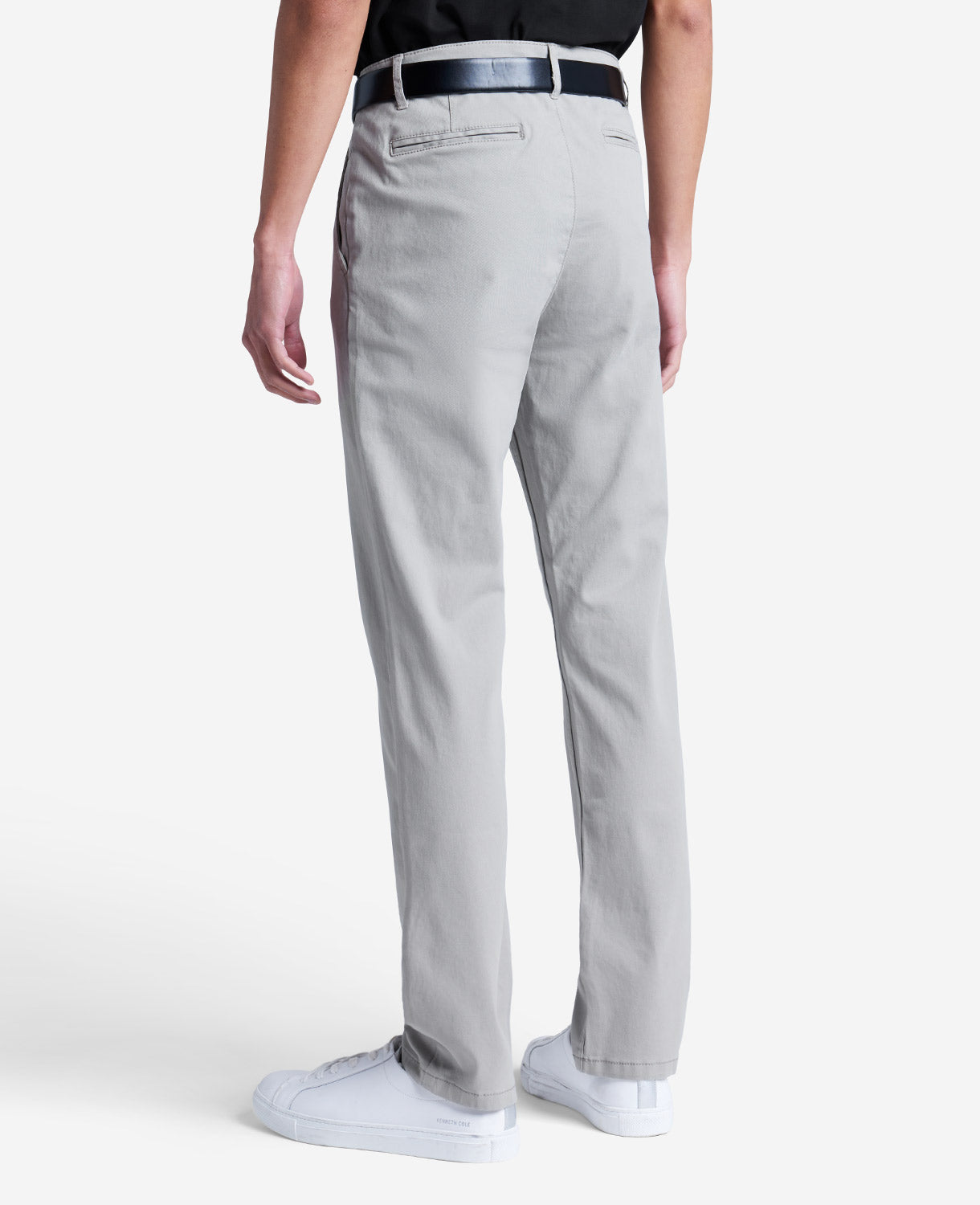 Kenneth Cole Reaction Clothing Slim-Fit Tech Chino pantaloni grigi slim