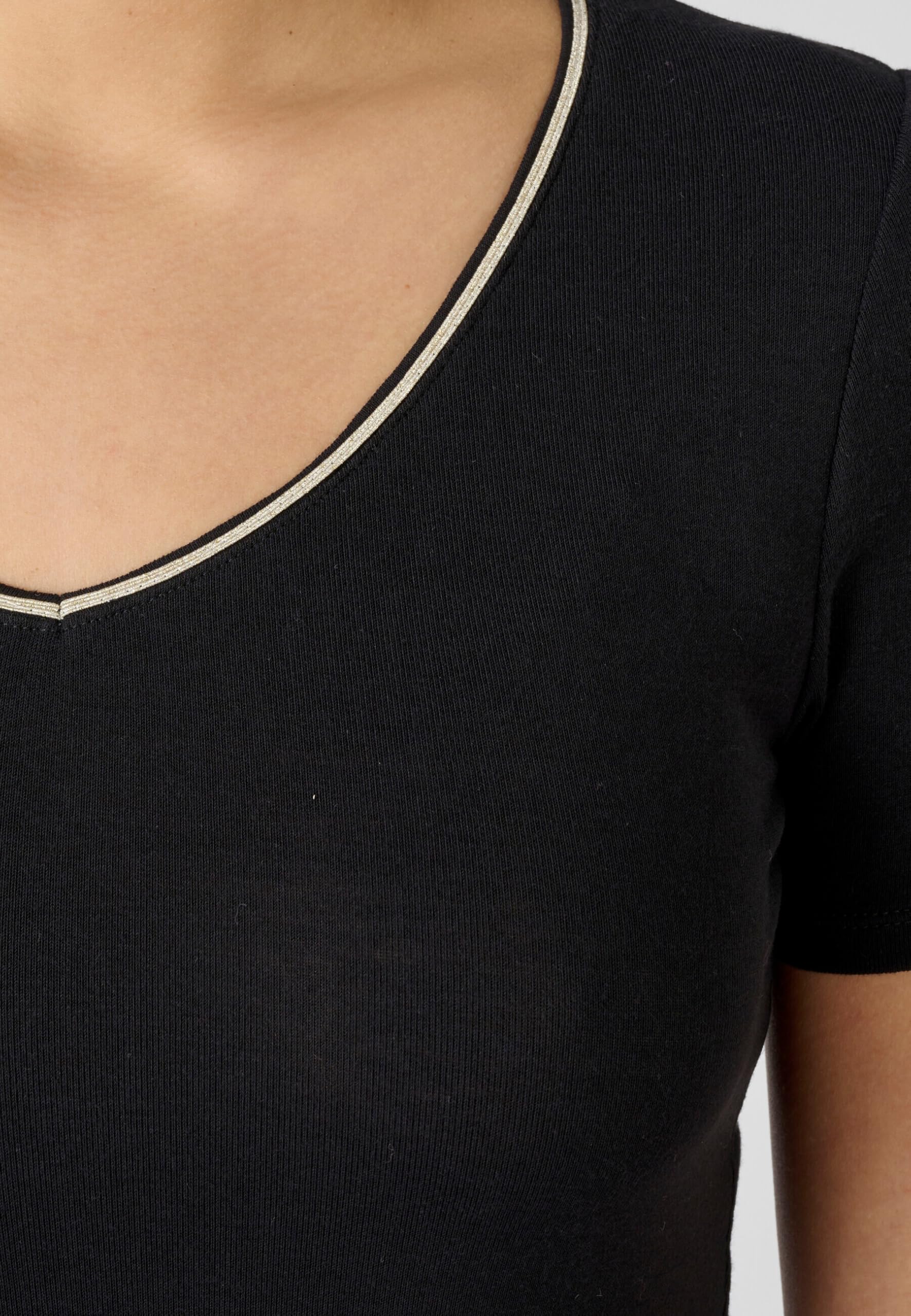 Damart Thermolactyl Sensitive maglietta donna manica corta nera calore 3
