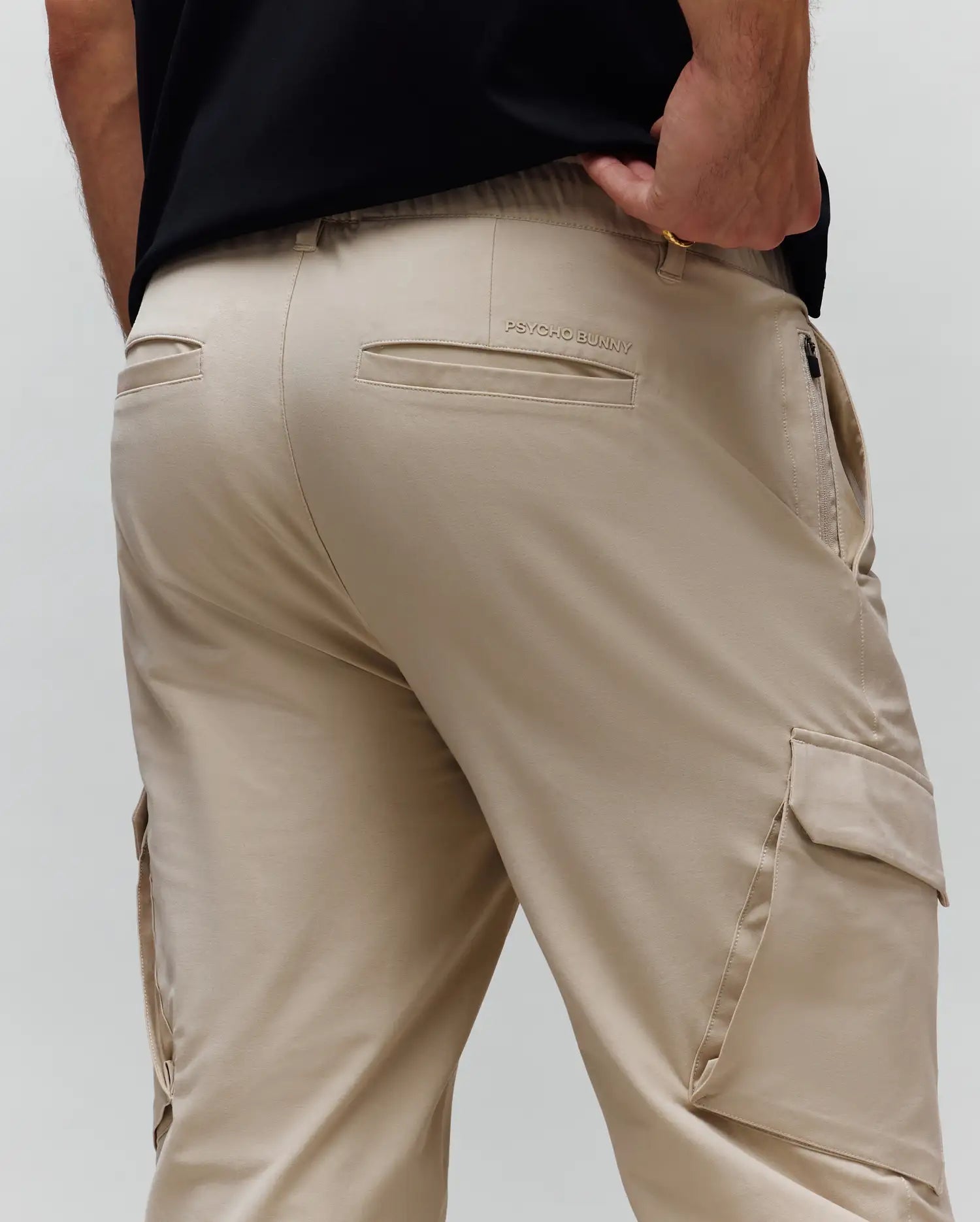 Psycho Bunny Luka Cargo Pant 28 1/2 L pantaloni cargo beige