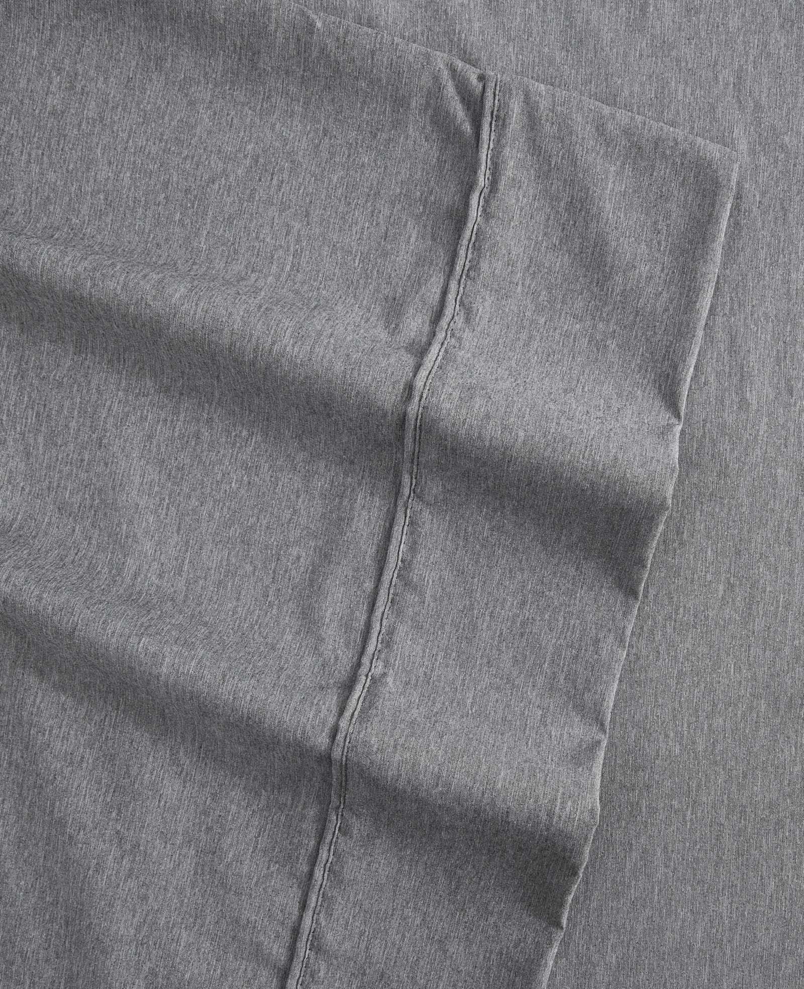 Kenneth Cole Reaction Home & Bedding Solid Cationic Sheet Set lenzuola queen grigie in poliestere