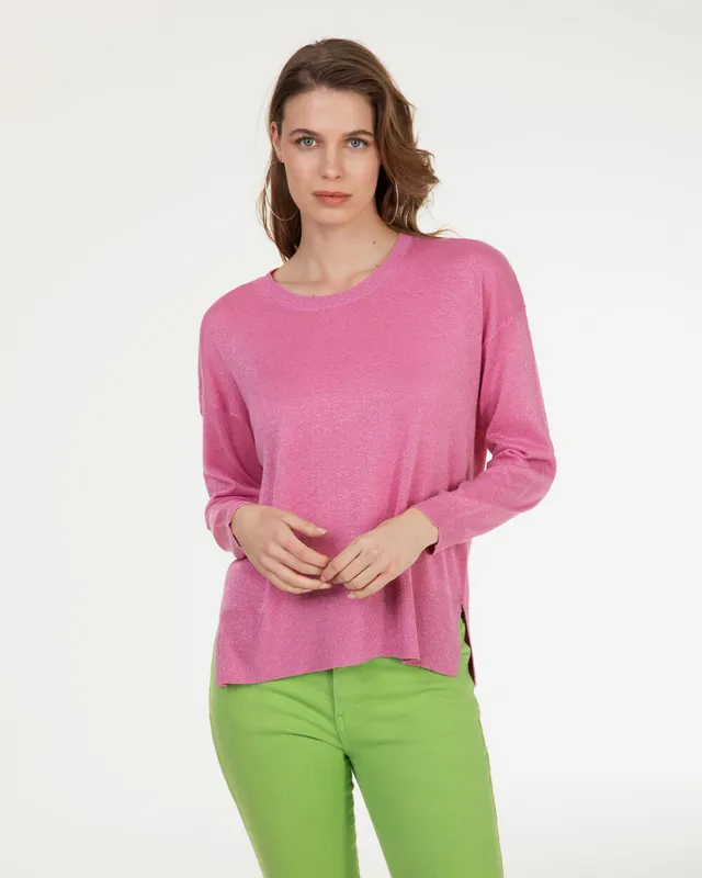 Markup Donna Maglieria Maglia girocollo lurex