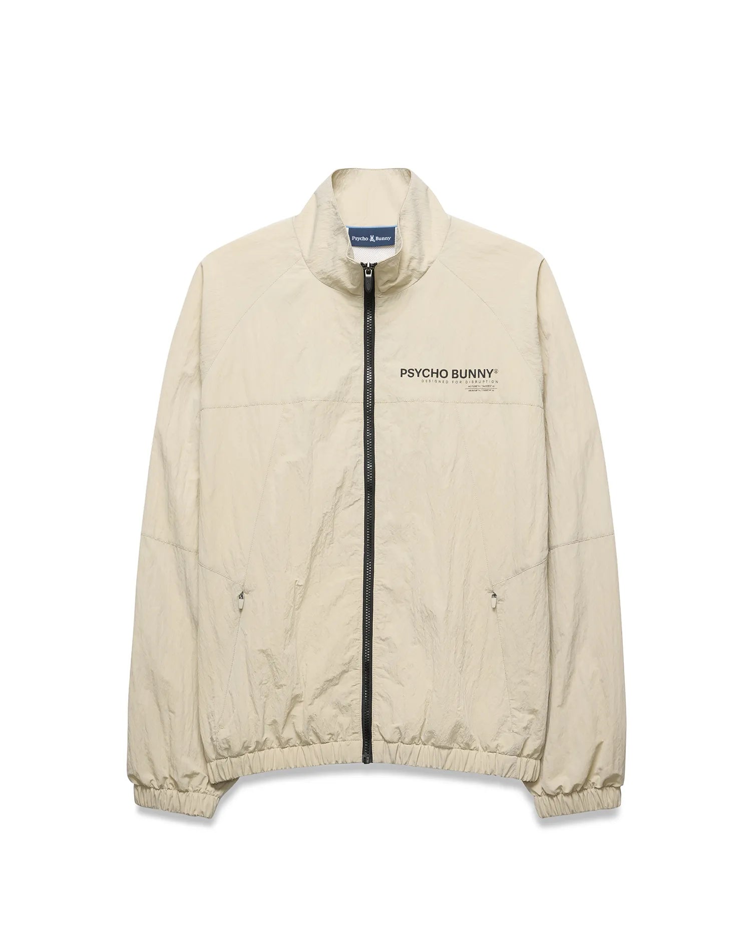 Psycho Bunny Jackets MEN'S ALDER NYLON JACKET - MT0500243 giacca beige in nylon leggera