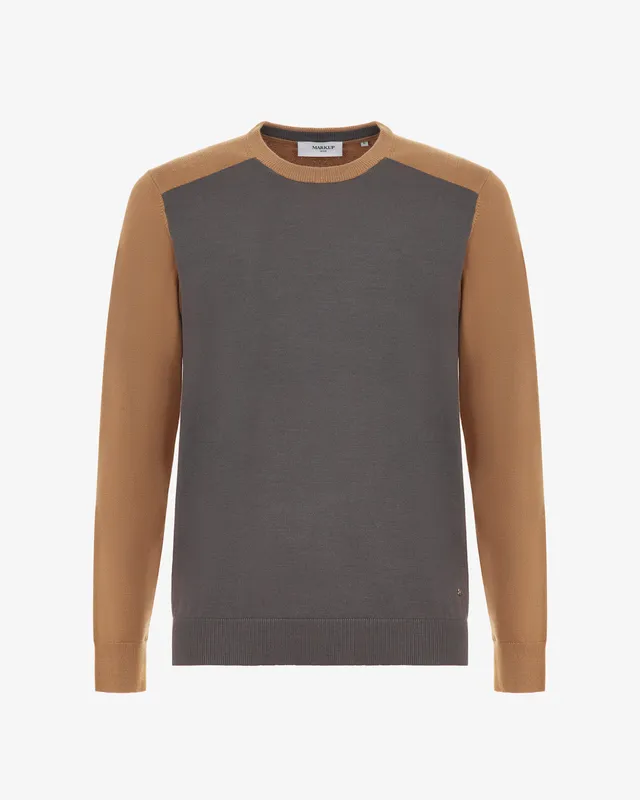 Markup Uomo Maglieria Girocollo color block