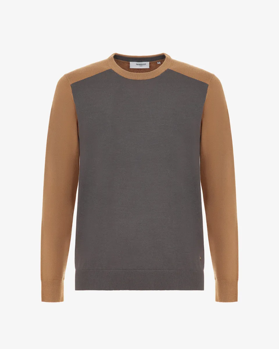 Markup Uomo Maglieria Girocollo color block