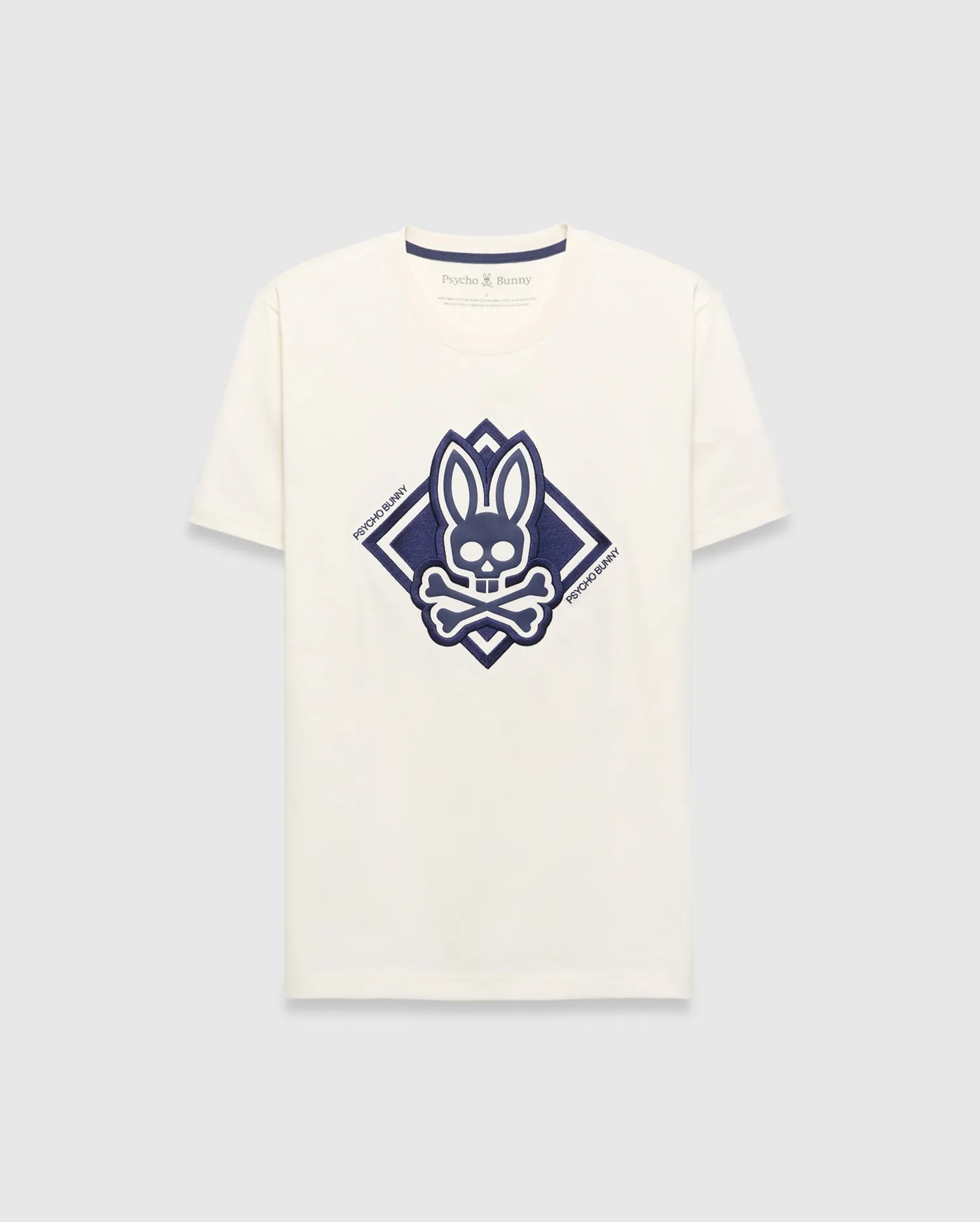 Psycho Bunny Men's Tees MENS TOBIAS GRAPHIC TEE - MT0200288 t-shirt bianca