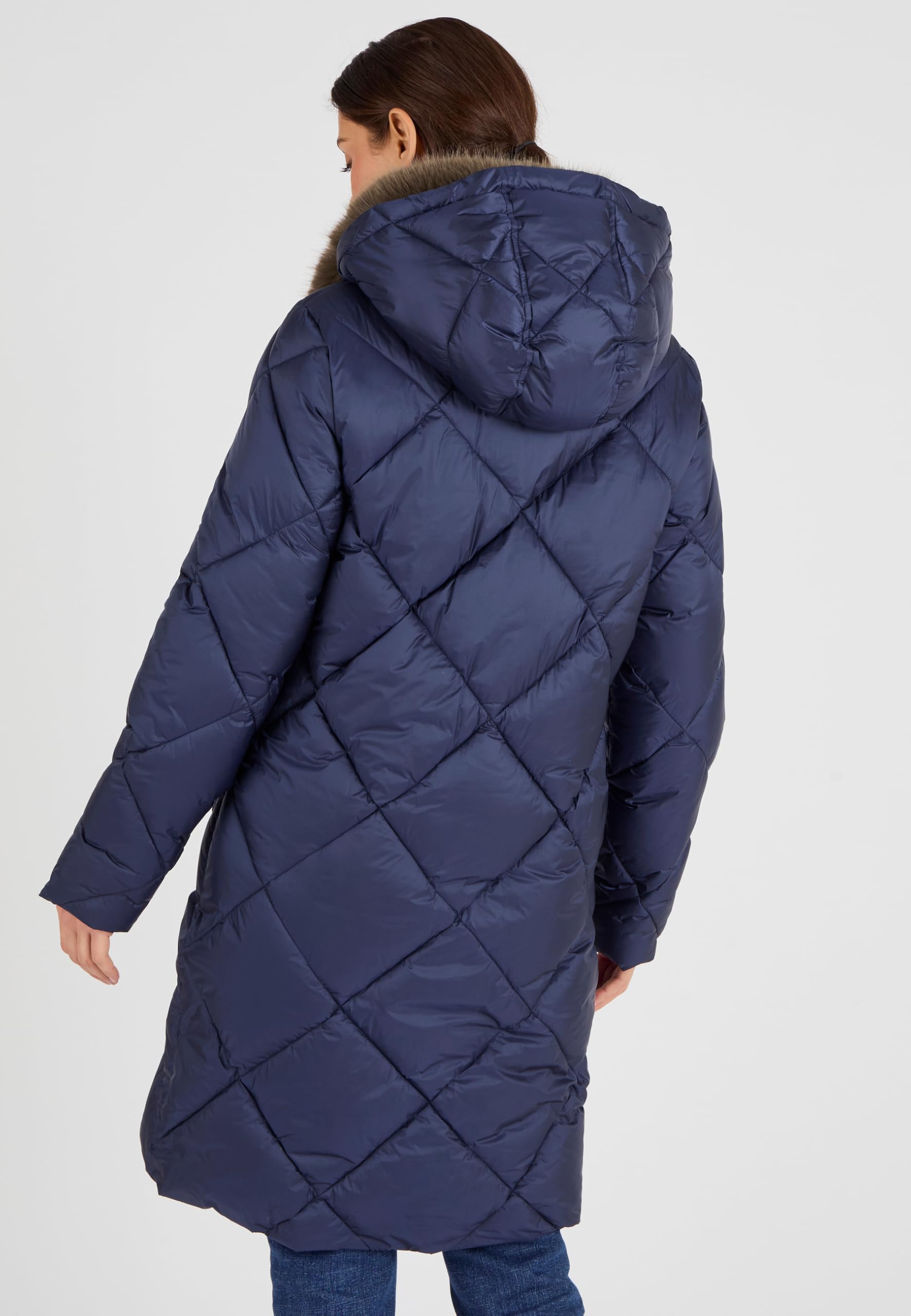 Damart Thermolactyl Maxi-piumino lucido 38-40 blu marino idrorepellente