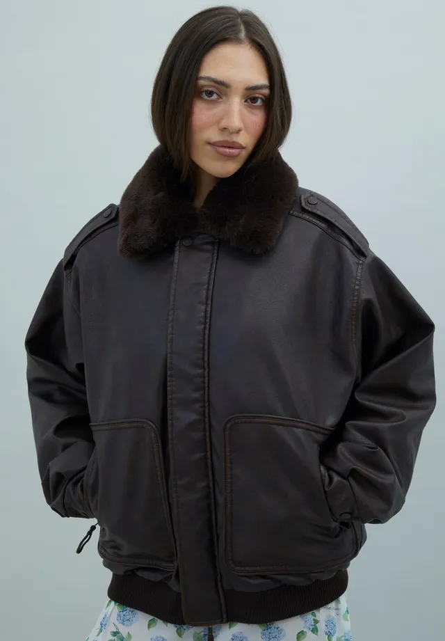 House Of Sunny Women's Jackets THE CRUISE FLIGHT JACKET giacca bomber oversize