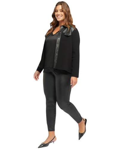 Fiorella Rubino Pantaloni leggings in tessuto lucido