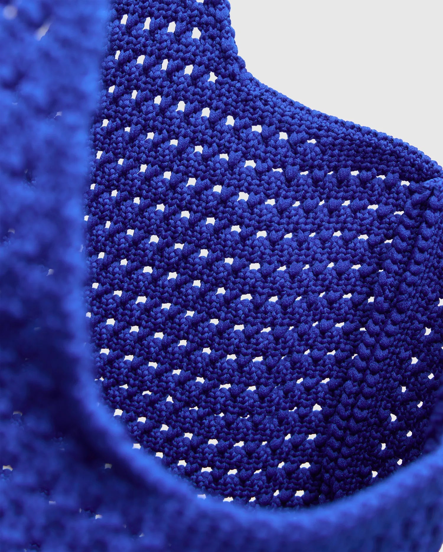 Psycho Bunny Accessories Crochet Tote Bag MO1700068 borsa blu