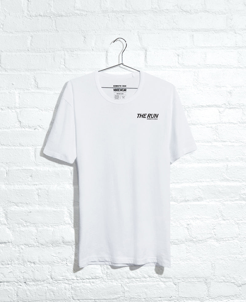 Kenneth Cole Reaction Clothing The Run T-shirt bianca unisex cotone