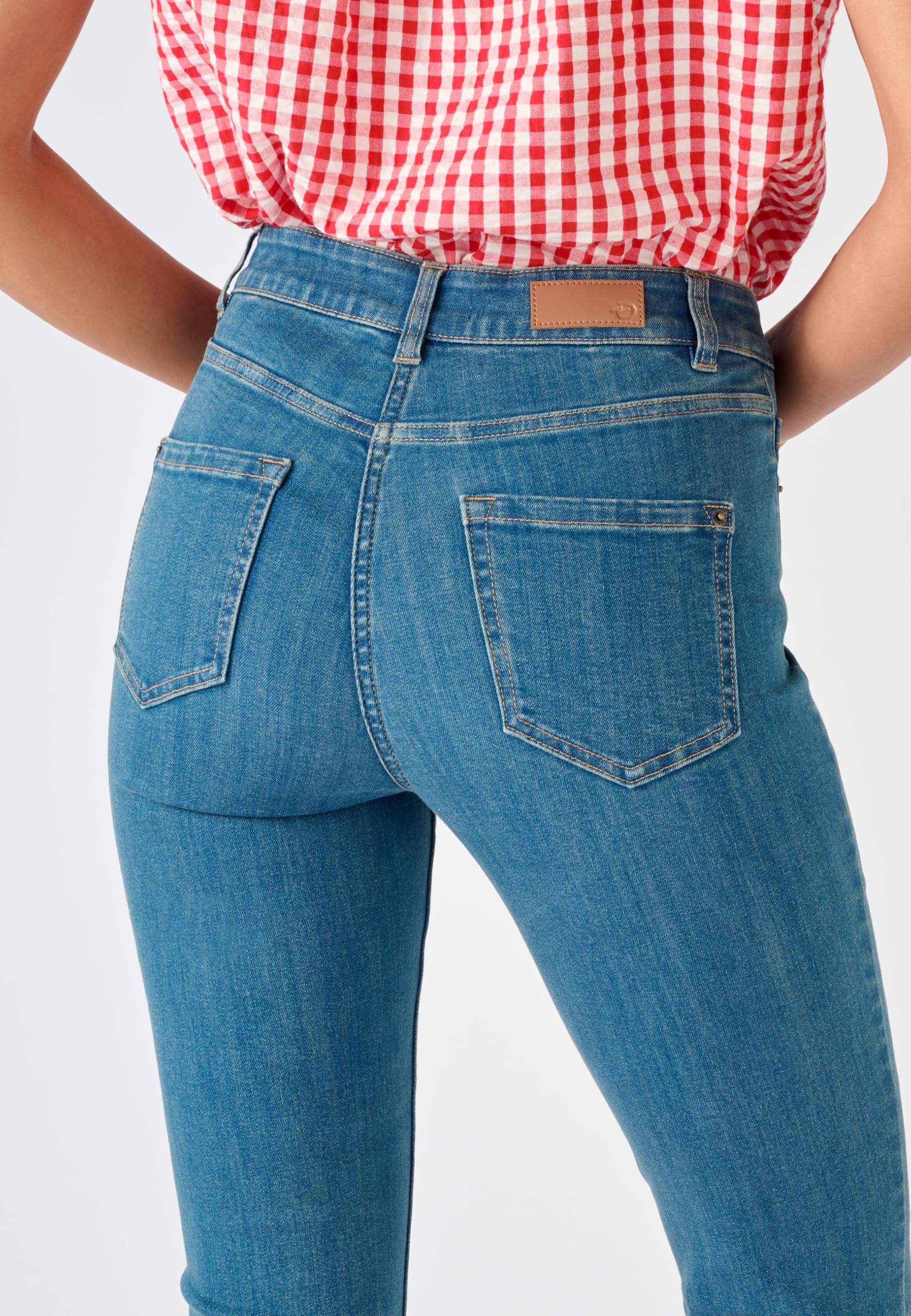 Damart Prêt-à-porter Jeans Slim 7/8th Donna jeans aderenti