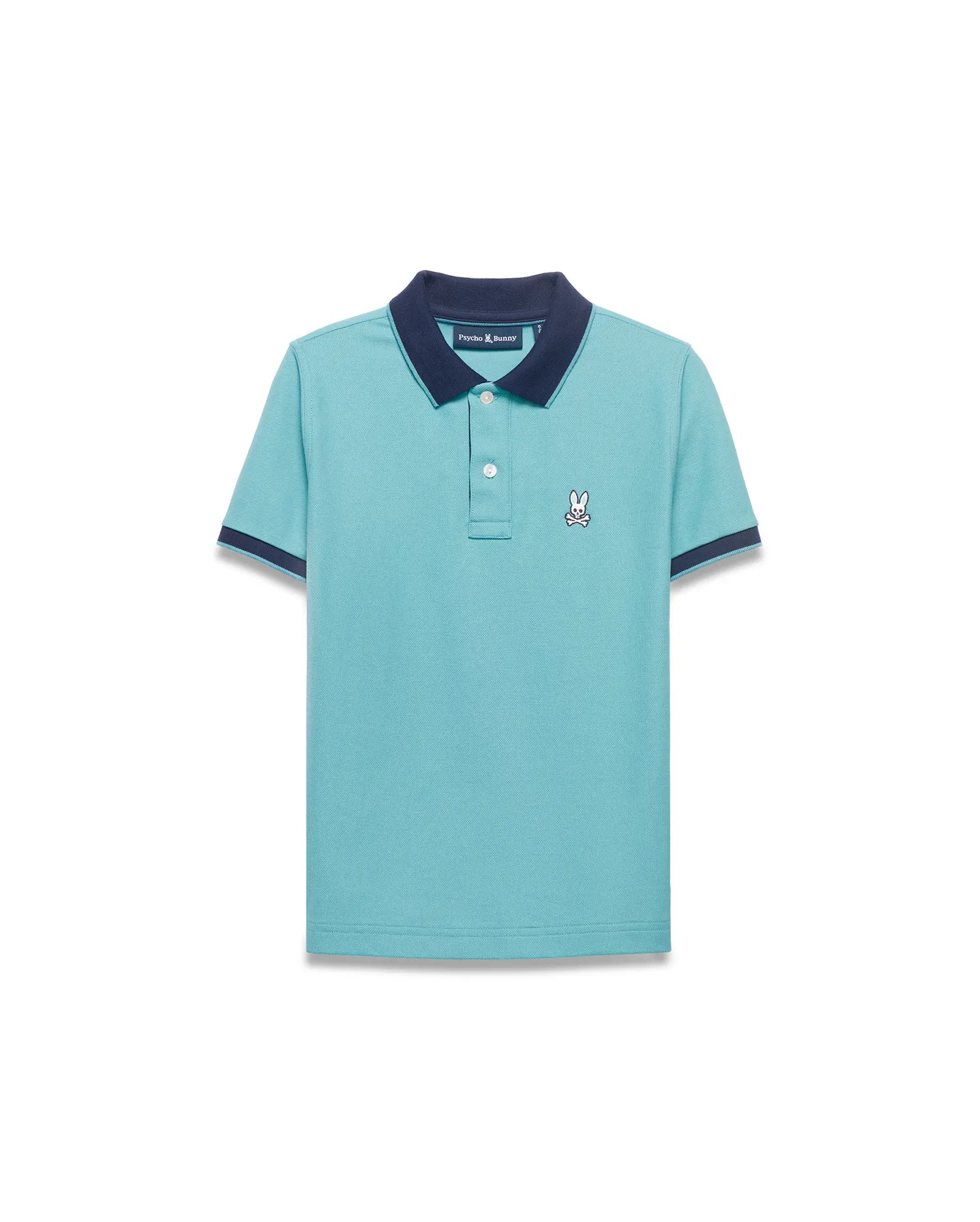 Psycho Bunny Kids Polo Shirts KIDS' KLAUS PIQUE POLO KT0100150 polo blu in Pima
