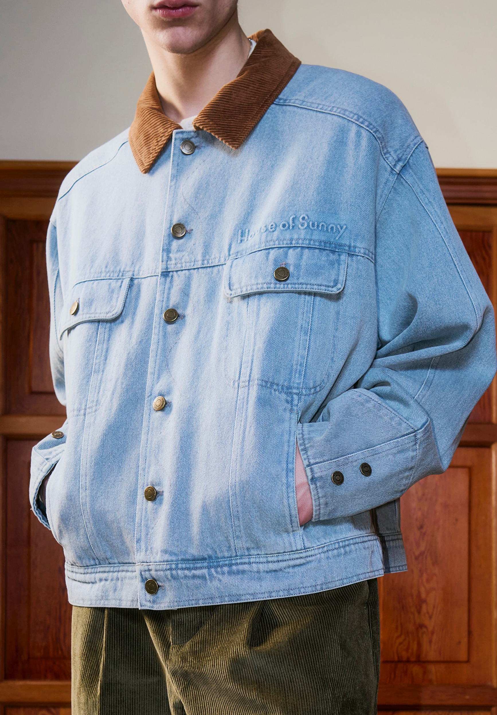 House Of Sunny Women's Jackets The Western Jacket giacca denim in cotone