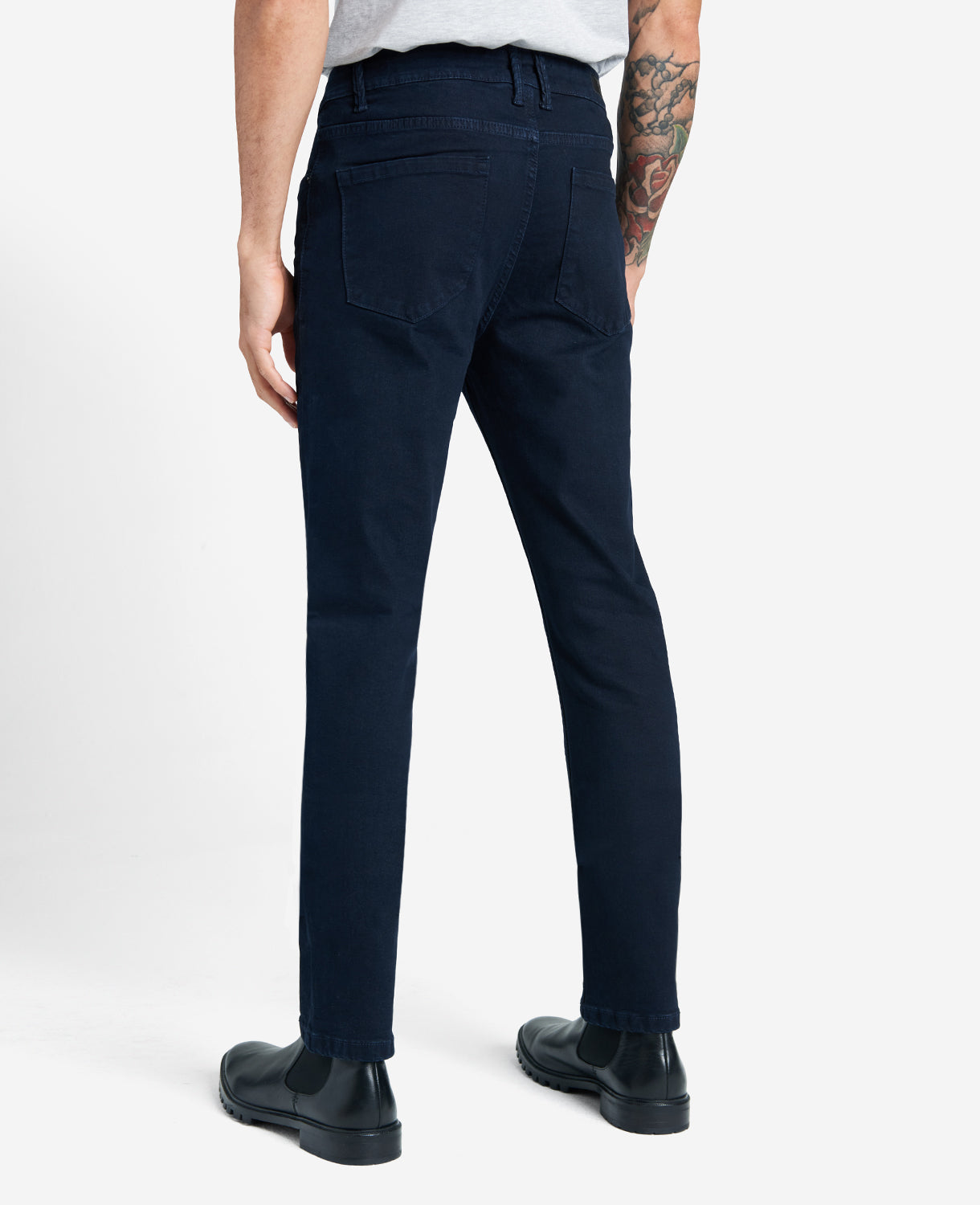 Kenneth Cole Reaction Clothing Slim-Fit Recycled Stretch Denim Jeans blu scuro