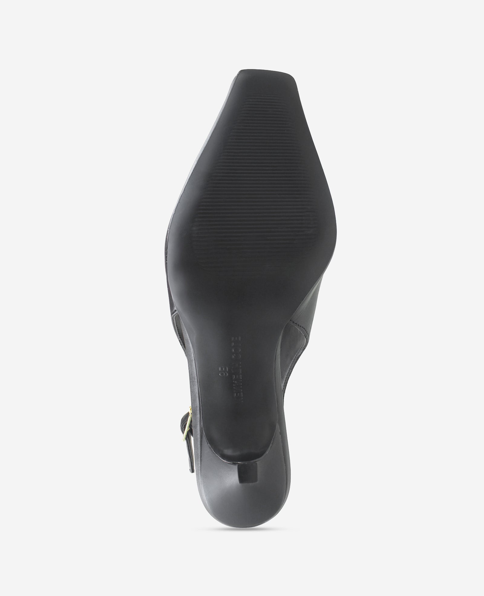 Kenneth Cole Reaction Aerial Leather Slingback Heel décolleté nero pelle