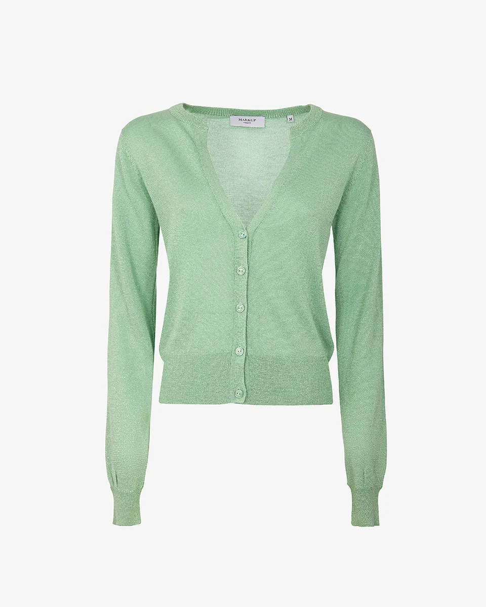 Markup Donna Maglieria Cardigan in viscosa lurex donna