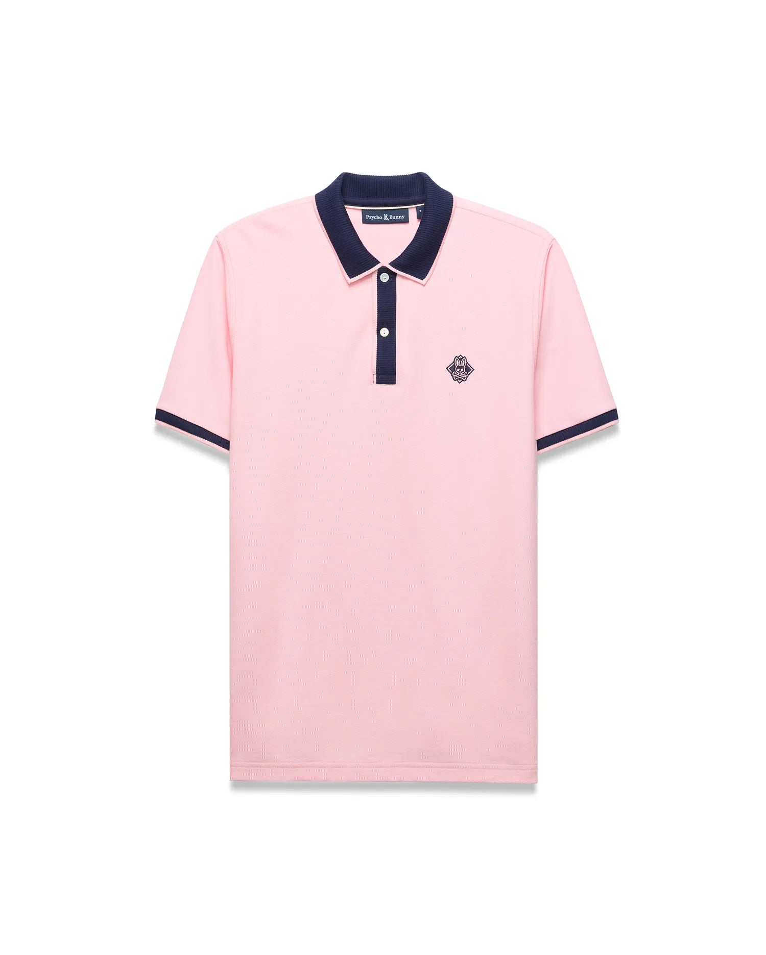 Psycho Bunny Men's Polos Robin Pima Piqué Polo polo rosa