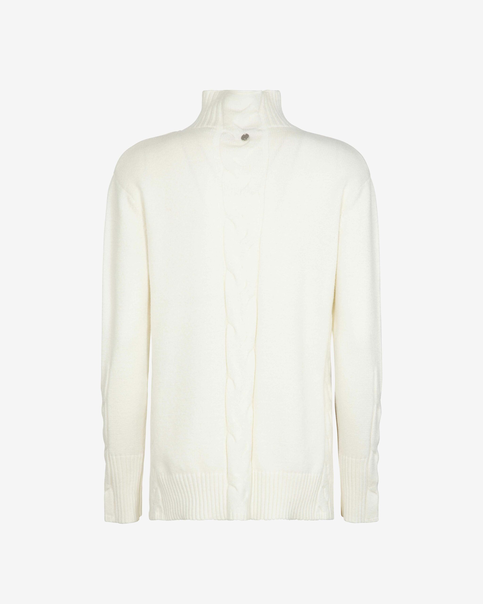 Markup Donna Maglieria Maglia collo alto con treccia maglia