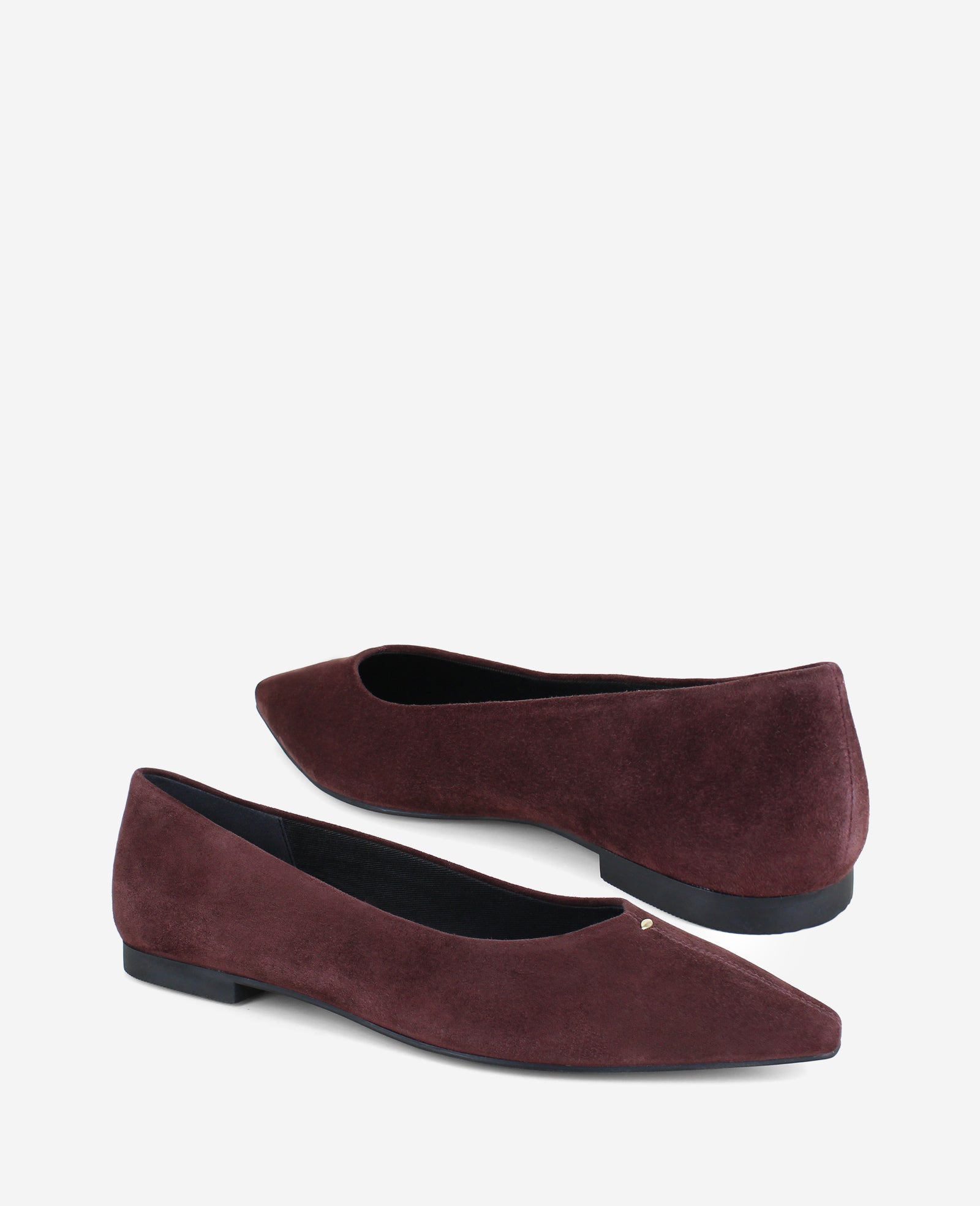 Kenneth Cole Reaction Shoes Nala Suede Point Toe Flat ballerine Andorra Suede punta a punta