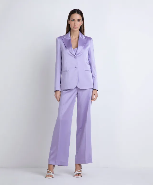 Markup Blazer in raso con collo a revers donna