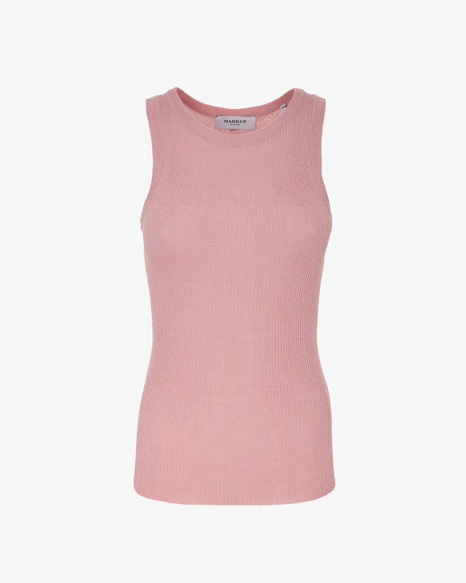 Markup Donna Camicie & Bluse Canotta girocollo a coste