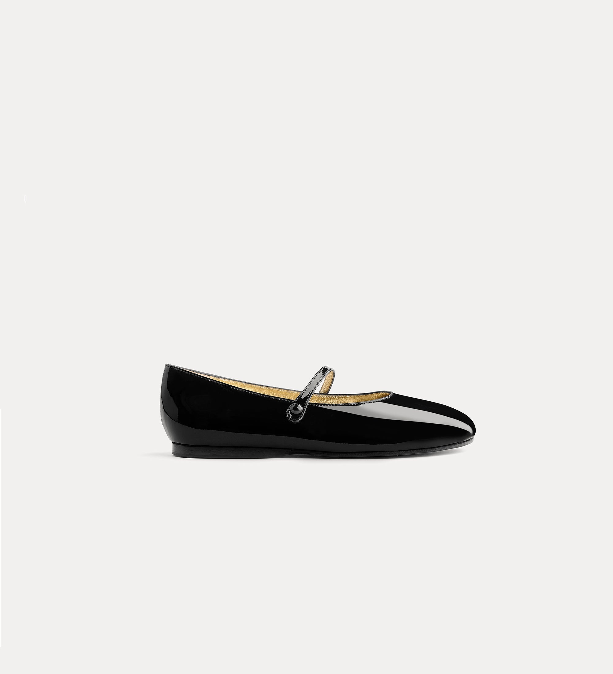 Forte Scarpe ballerine Mary Jane in vernice nera