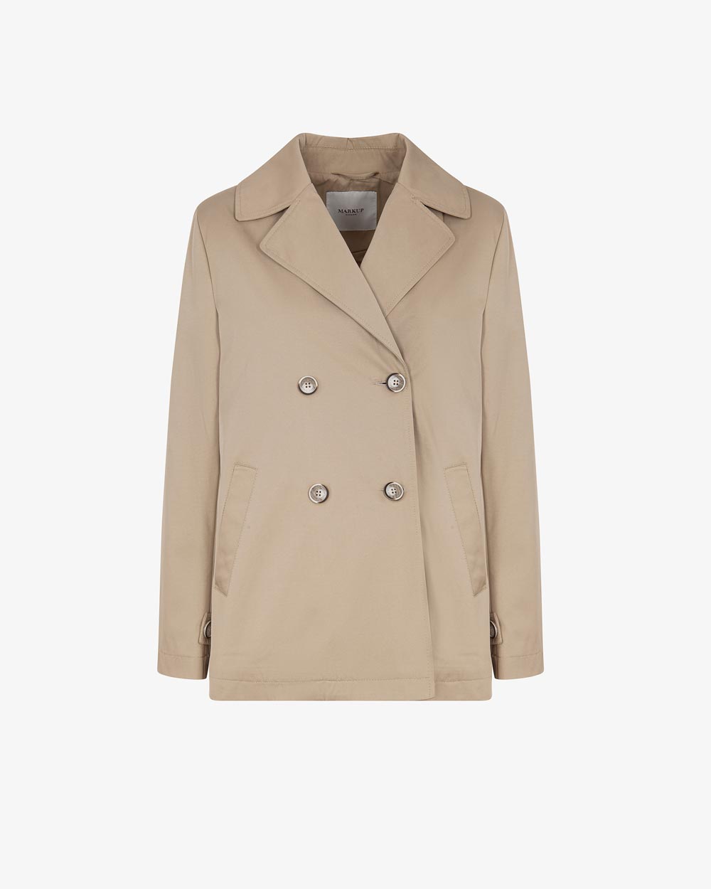 Markup Donna Giacche & Giubbotti Trench corto in cotone