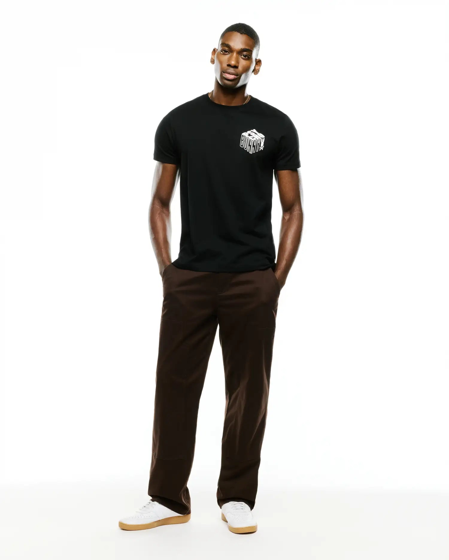 Psycho Bunny Men's Tees MEN'S CONAN PIMA BACK GRAPHIC TEE - MT0200396 t-shirt uomo nera