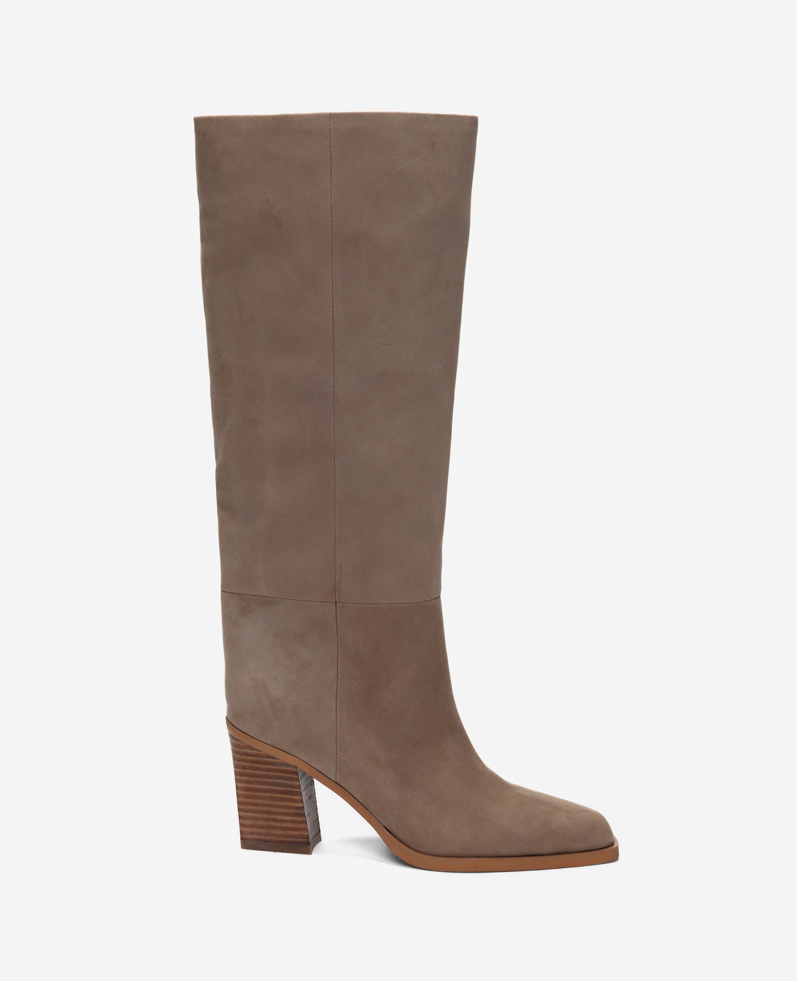 Kenneth Cole Reaction Jackson Tall Nubuck Boot stivale taupe in nubuck