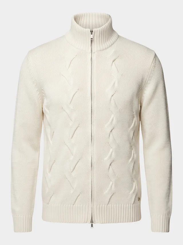 Markup Uomo Maglieria Cardigan Full Zip Trecce uomo