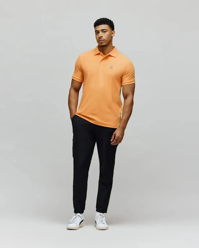 Psycho Bunny Men's Polos MENS CLASSIC PIQUE POLO B6K001F200 polo papaya