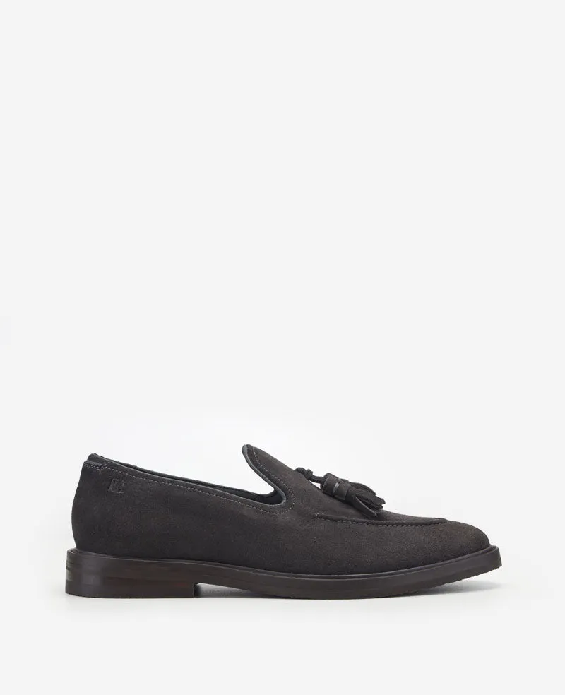 Kenneth Cole Shoes Madison Slip-on Loafer mocassino uomo camoscio Charcole