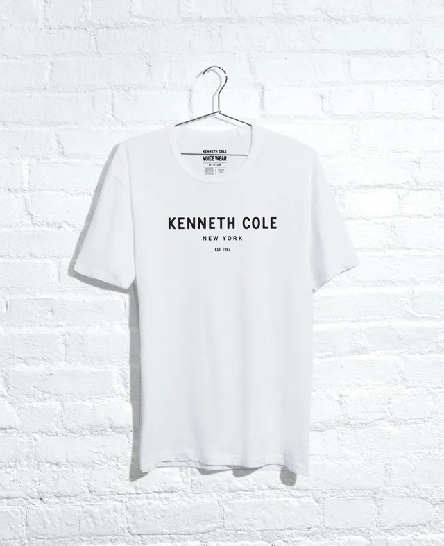 Kenneth Cole Reaction Clothing Site Exclusive 1983 Logo T-Shirt maglietta bianca